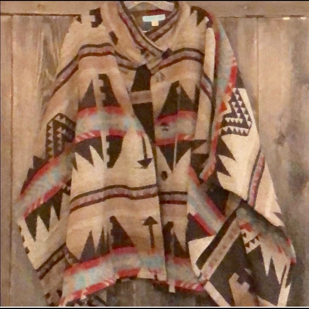 Tribal poncho
